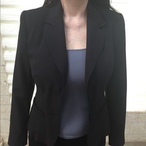 Short cropped black blazer